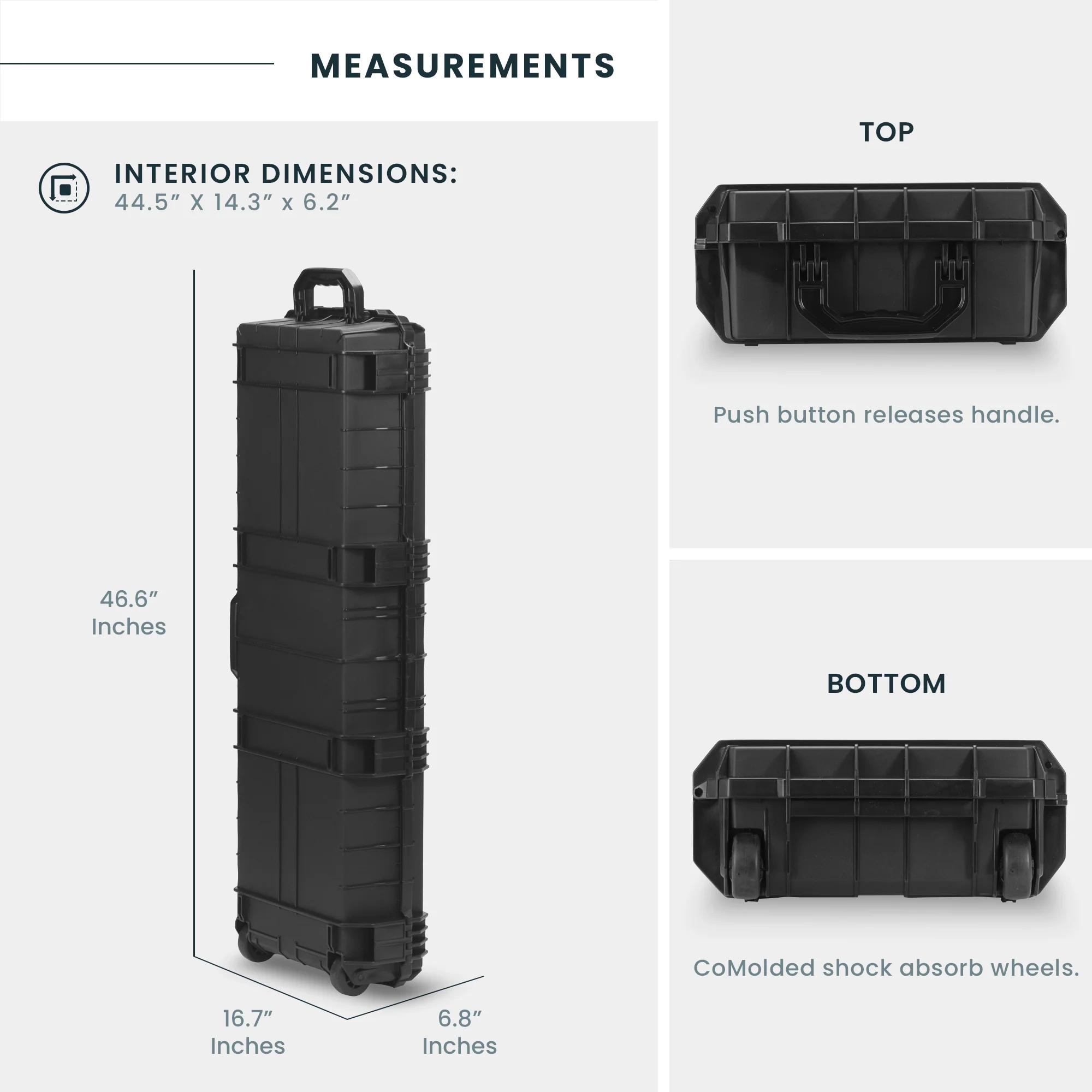 Estuche Protector Rígido para Rifle SE1530 Harderback